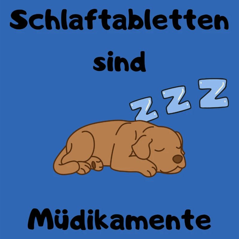 Schlafender Hund Schlaftabletten sind Müdikamente