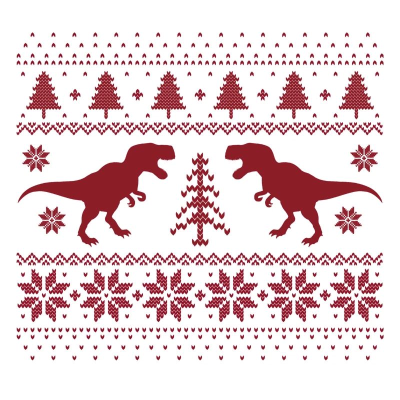 Dinosaurier-Weihnachtspullover
