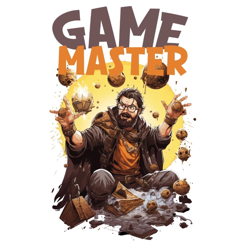 Game Master with Flying Dice – RPG Nerd