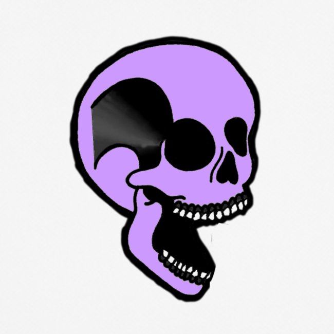 violet skull