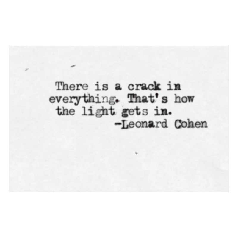 Quotedesign - Leonard Cohen