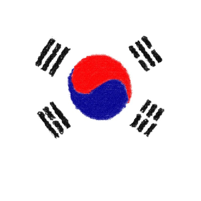 Drapeau de la Corée du Sud