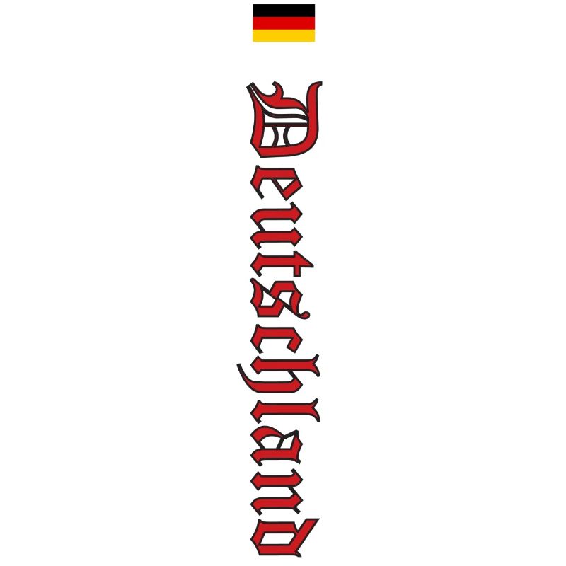 Germany with Old German Script