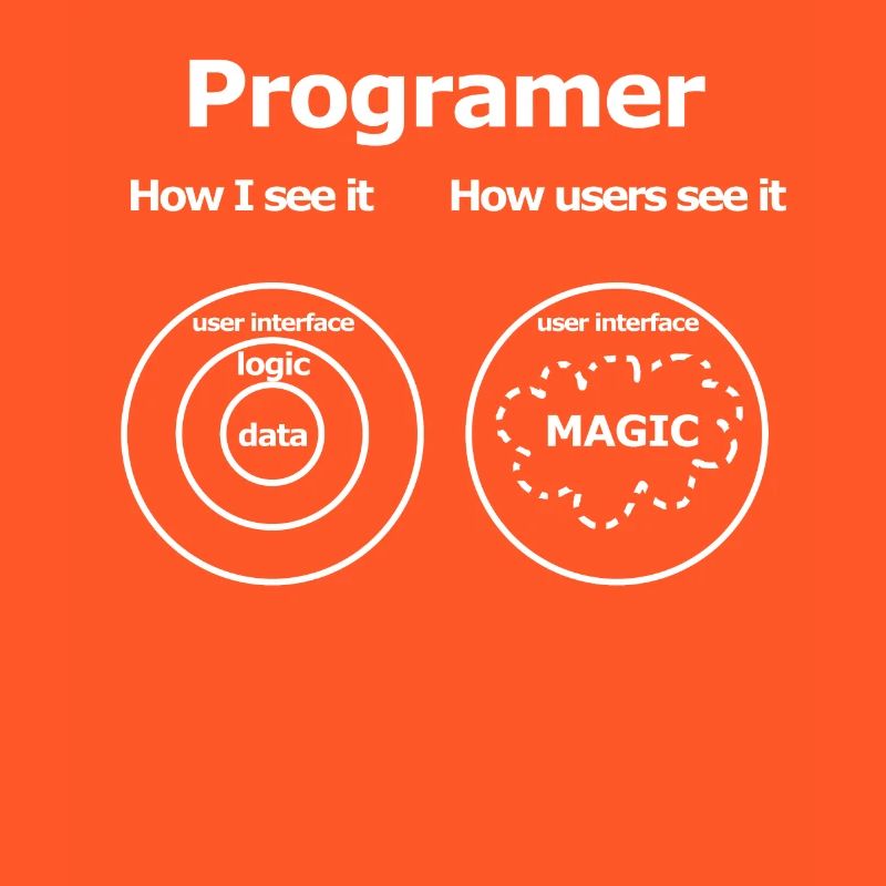 How Programers see their work Programmeur