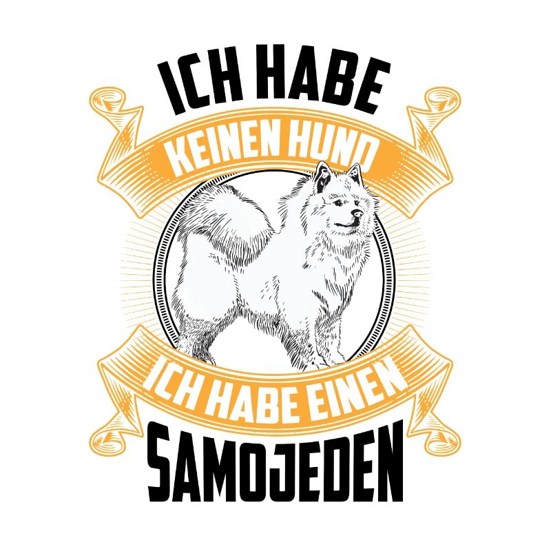 Ich habe einen Samojede Samojedenspitz