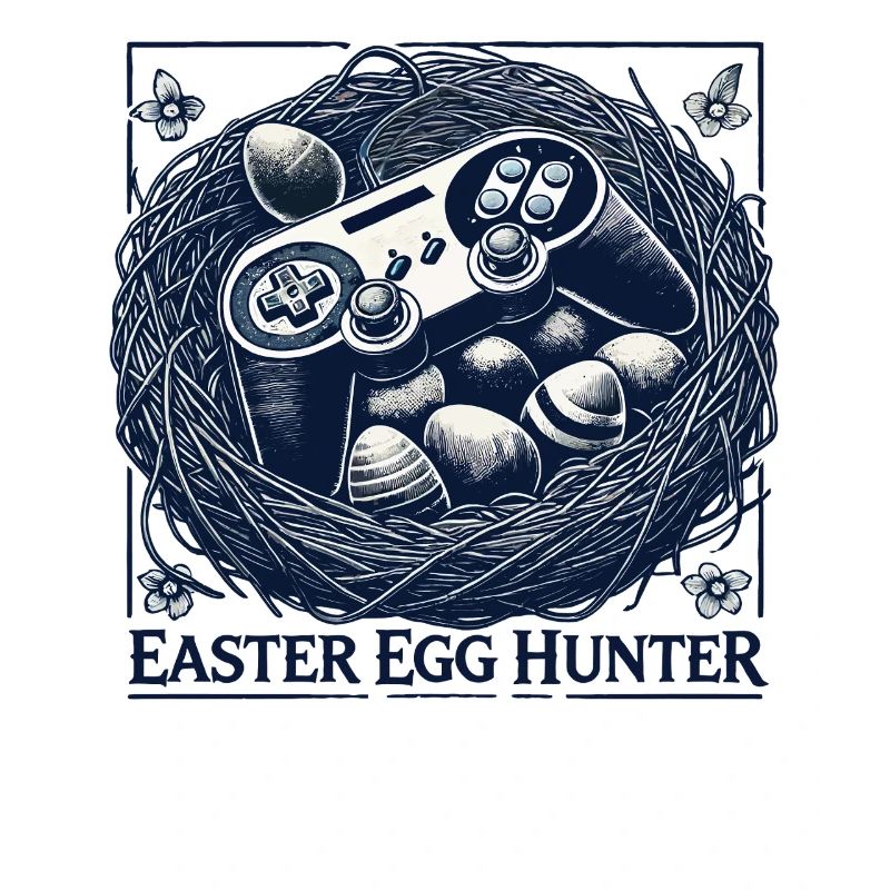 Gaming Easter Egg Hunter Retro Video Game