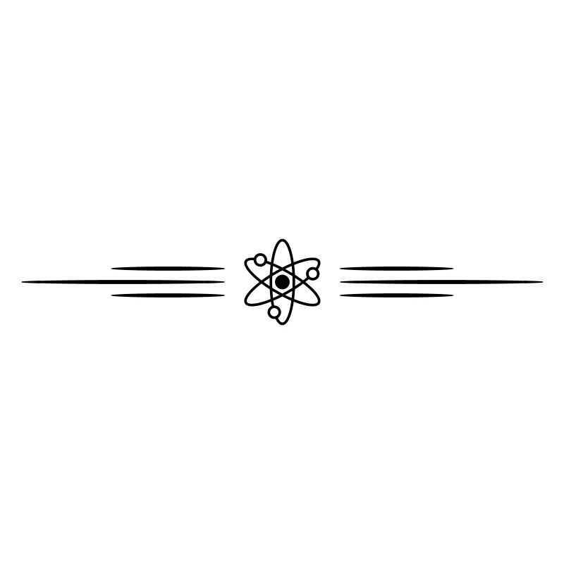 Symbole de ligne d’atome