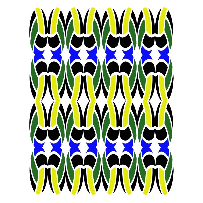 Einzigartiges Multicolor-Design