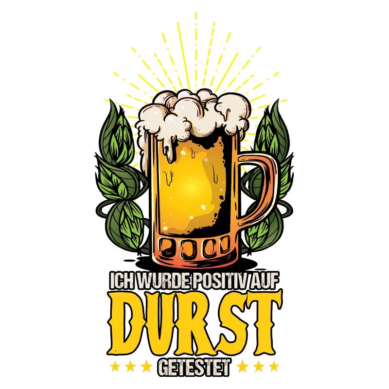 Ich wurde positiv auf Durst getestet Bier