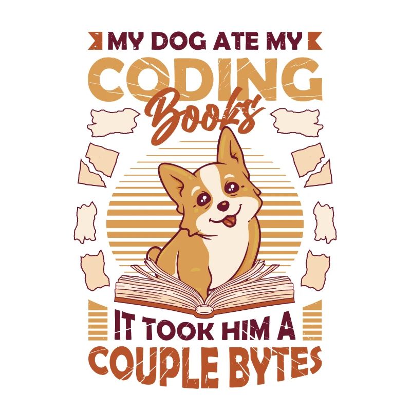 Hund Bytes Code Computer Witz Programmierung
