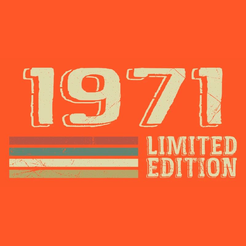 Nées en 1971 anniversaire 1971 Vintage 1971