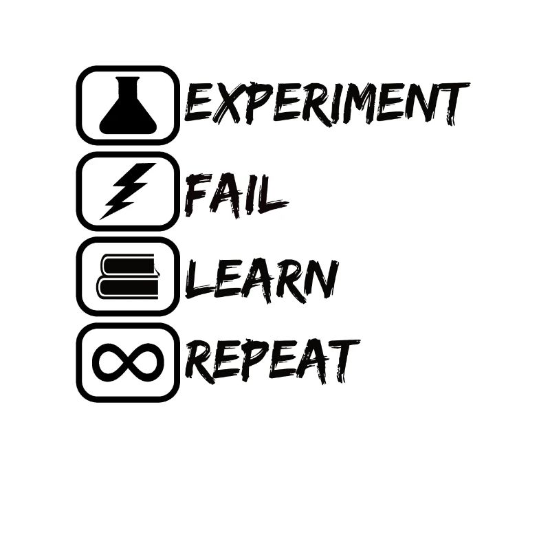 Chemistry experiment fail learn repeat agile mindset