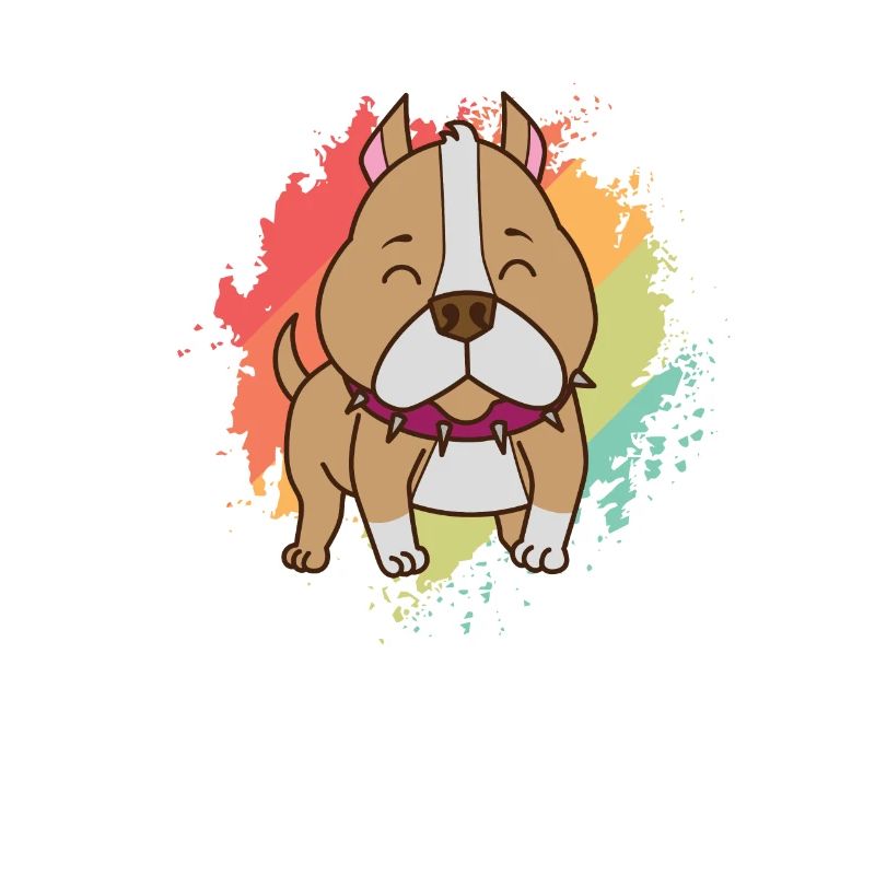 Pit Bull Comic Dessin Chien Pet