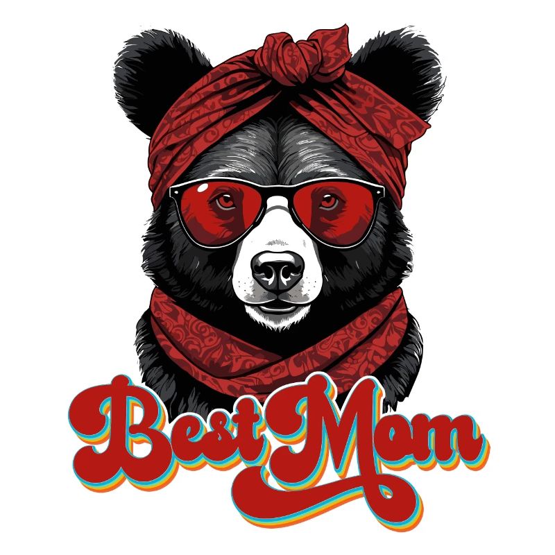 Lustiger Mama Bär Mutter Bärin Muttertag