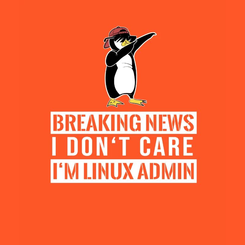 IT Nerd Linux Linux Pinguin Geek Software Engineer