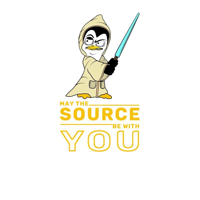 IT nerd Linux Linux penguin geek software engineer
