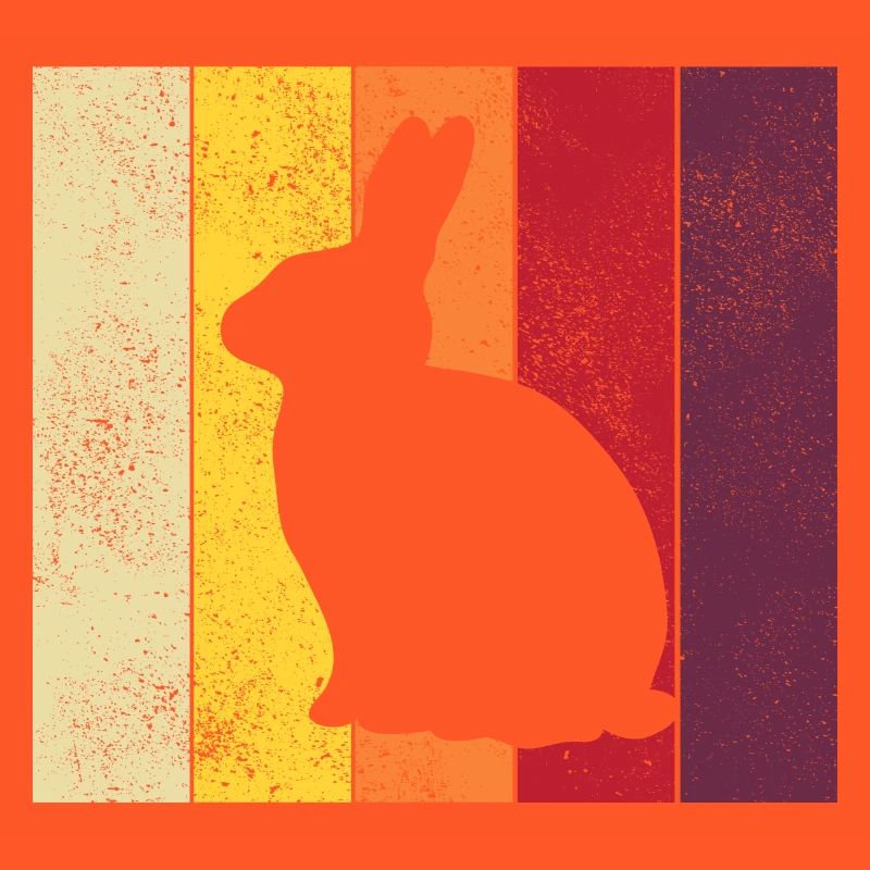 Rabbit Retro Rabbit Easter Gift
