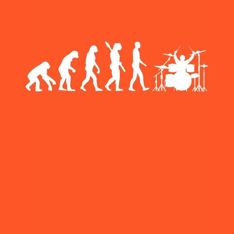 Drummer Drums Evolution Drummer Gift