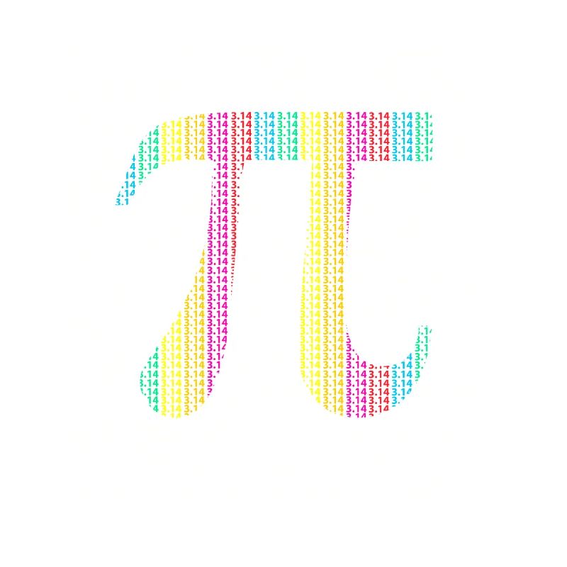 Pi Day 3.14 Pi symbol with Math Equations Gift