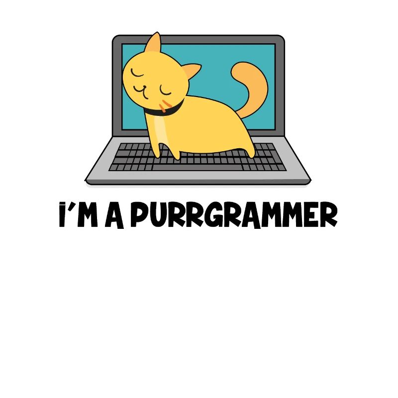 Cadeau de Nerd d'ordinateur de programmeur de chat de chat
