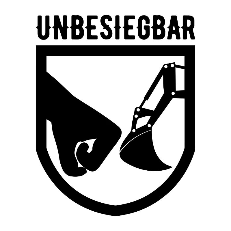Unbesiegbar Bagger Baggerfahrer Geschenk
