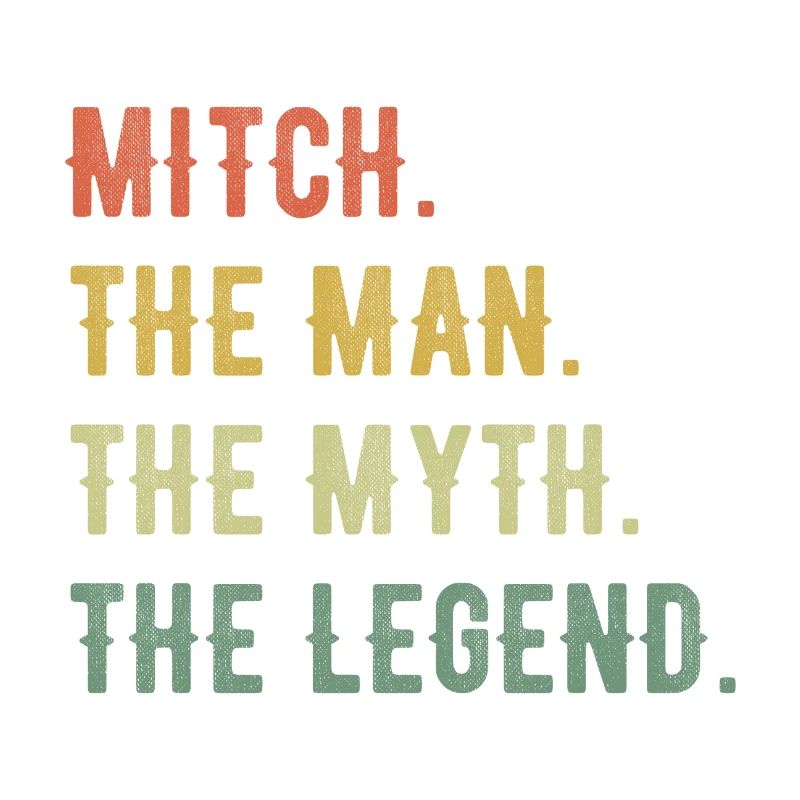 Michael Mitch First Name Short Form Man Myth Legend