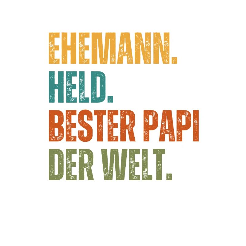 Ehemann Held bester Papi der Welt Geschenk