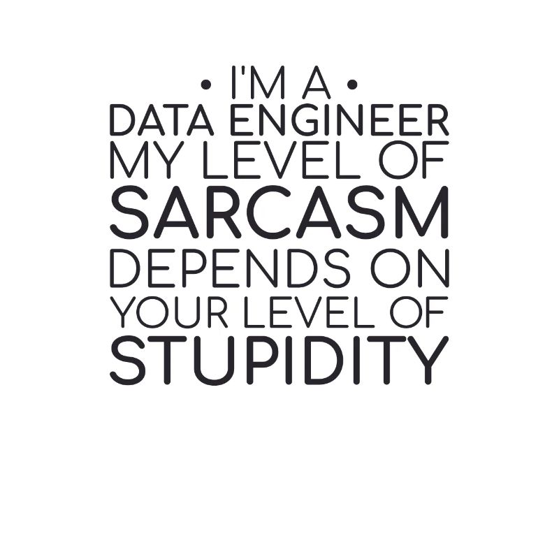 "Data Engineer Sarcasm | Data Science"