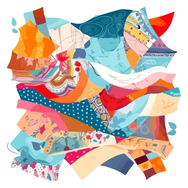 Fabric patchwork n°3