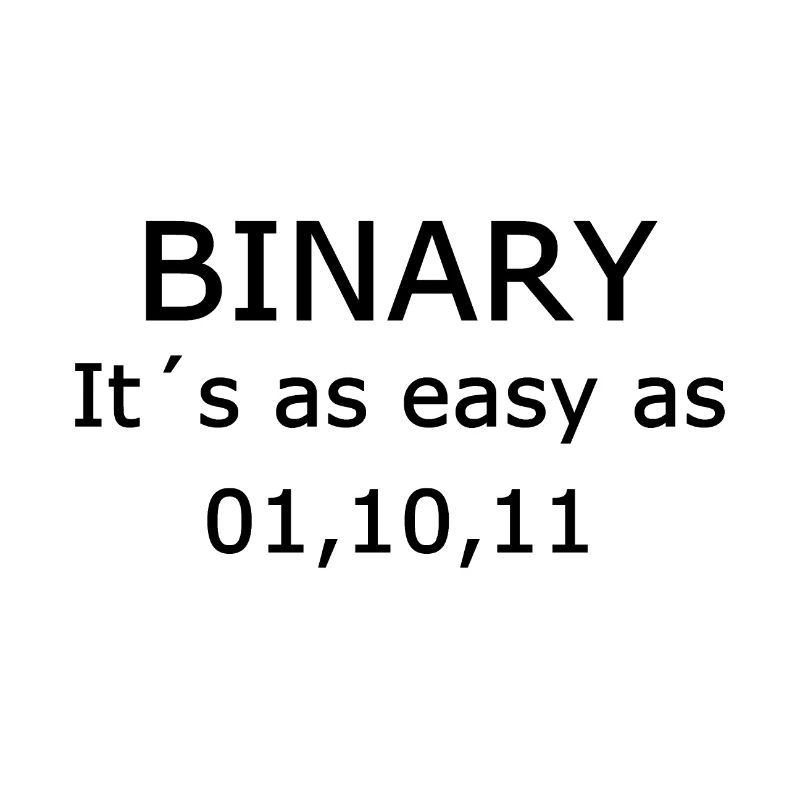 Binary - It´s as easy as 01 10 11 Computer Science