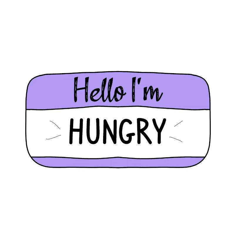 Hallo, ich bin hungrig, lustiges T-Shirt