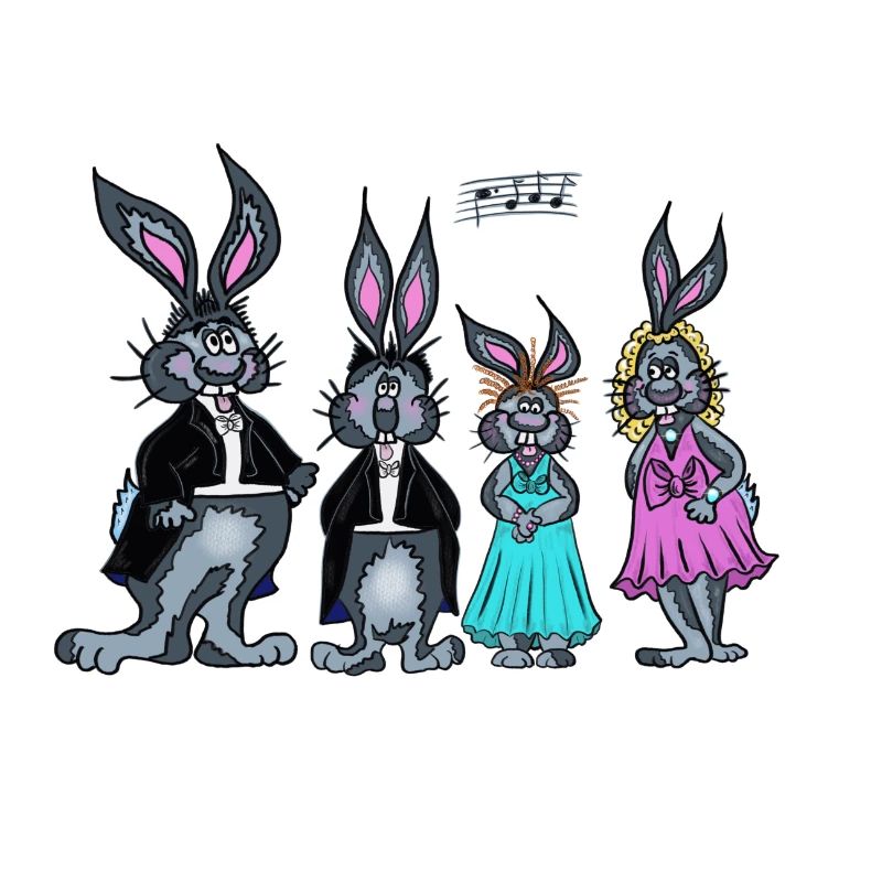 Rabbit vocal ensemble