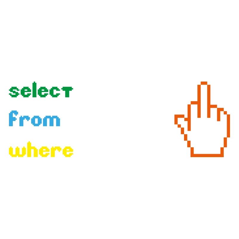 Funny SQL Query: 8-Bit Middle Finger for Geeks