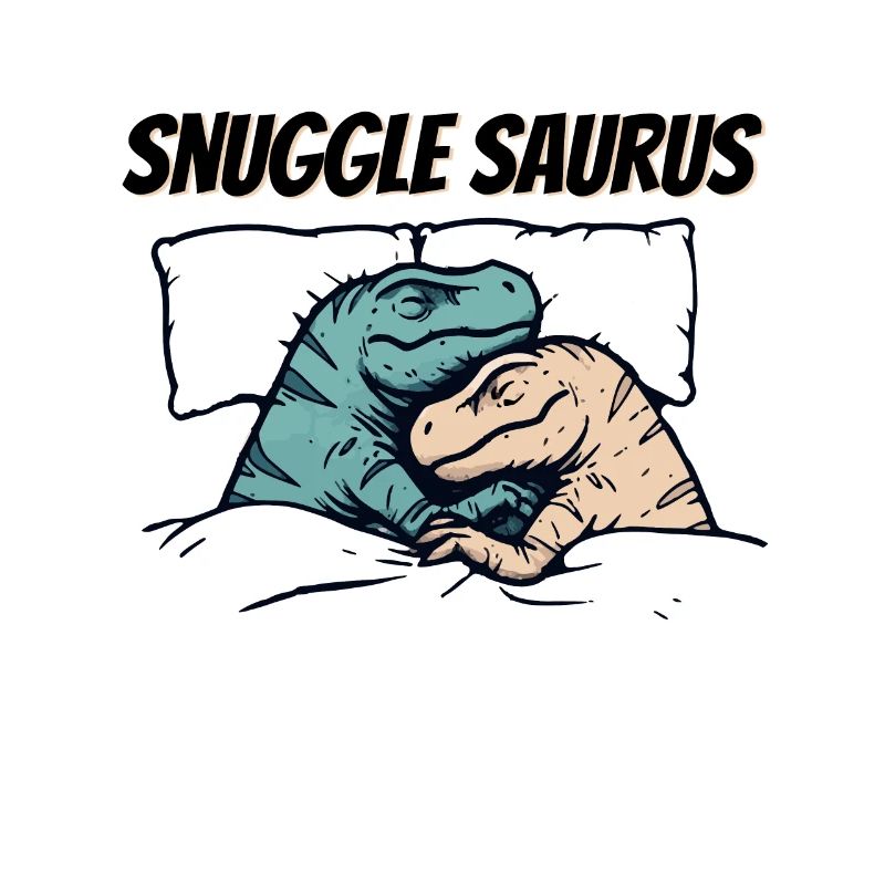 Funny Sleeping Dinosaur Cuddle Saurus