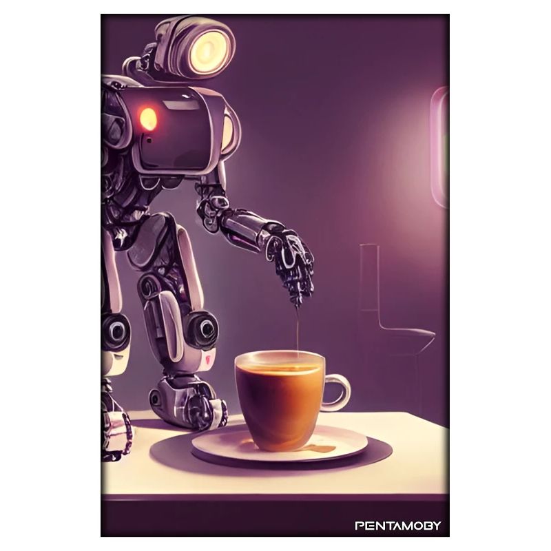 Robot Coffee Future Science Machine