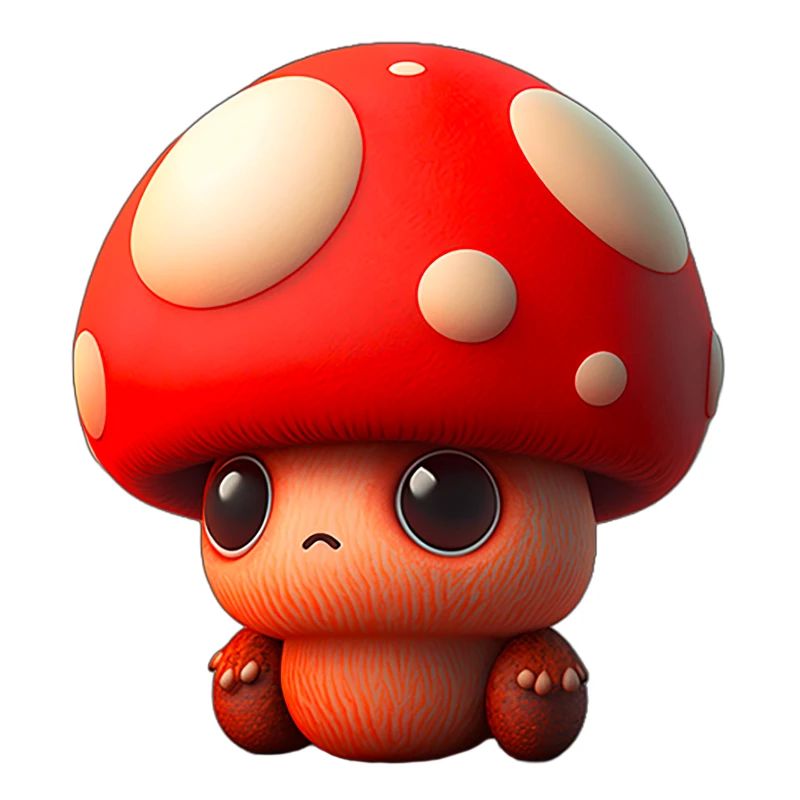 Cute Toadstool Monster Children
