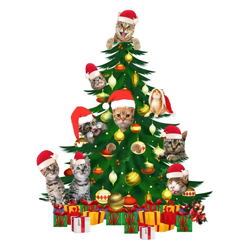 Cat Tree Cat Christmas Tree
