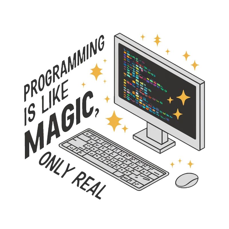 Programming is like magic, only real.