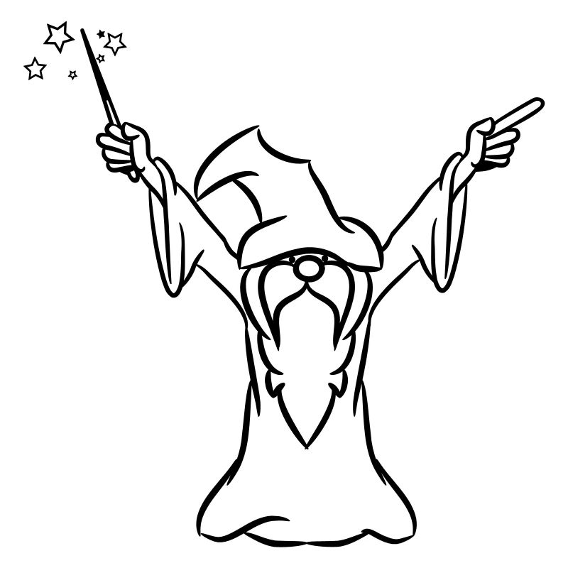 Wizard Magic Hat magic wand