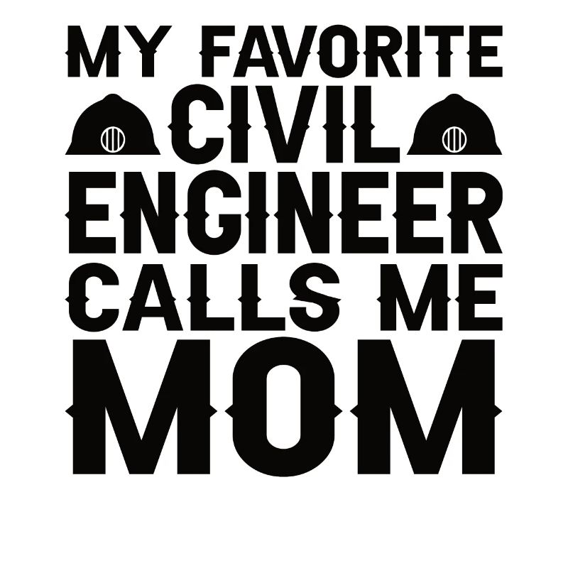 Civil Engineer Bridge Construction Statics Son Mama Engineer
