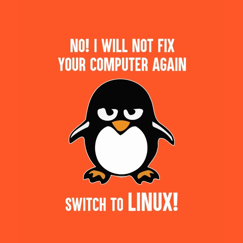 Programmieren Informatik Geschenk · Linux
