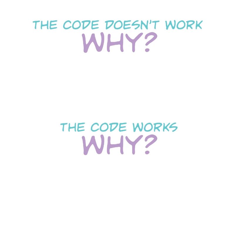 Programmer Code Works Why