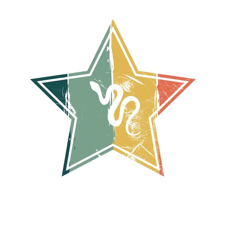 Snake Retro Reptile Python Gift idea