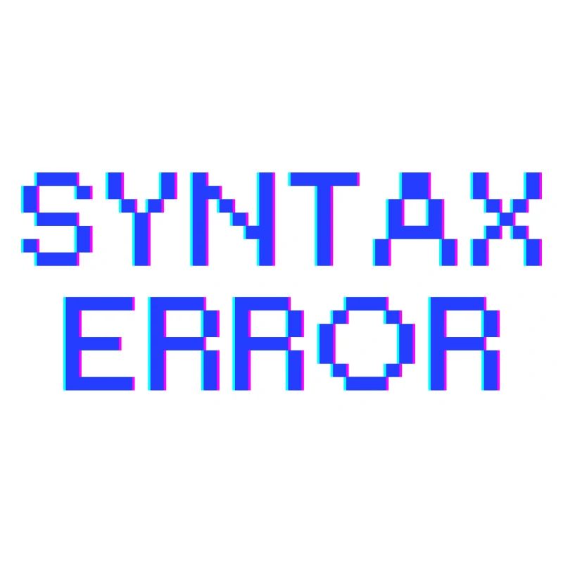 Syntaxfehler