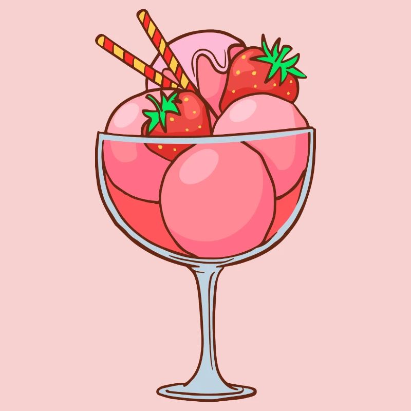 Eis Speiseeis Eiskrem Eiscreme Kugeleis Eisbecher