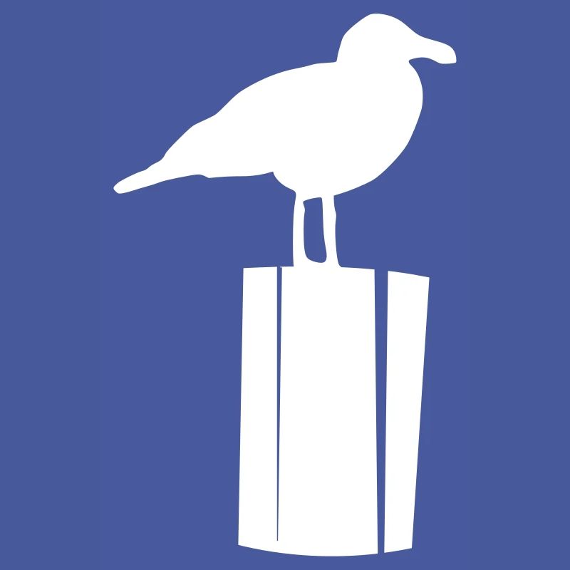 Möwe sitzend