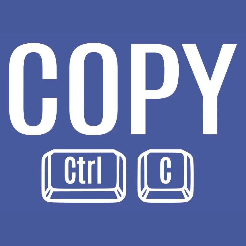 Copy Paste Ctrl + C V Vater Mutter Kind Baby Fun