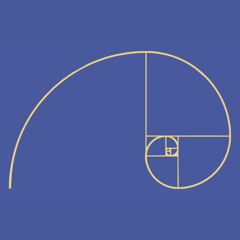 Spirale de Fibonacci, section doré, Phi, evolution