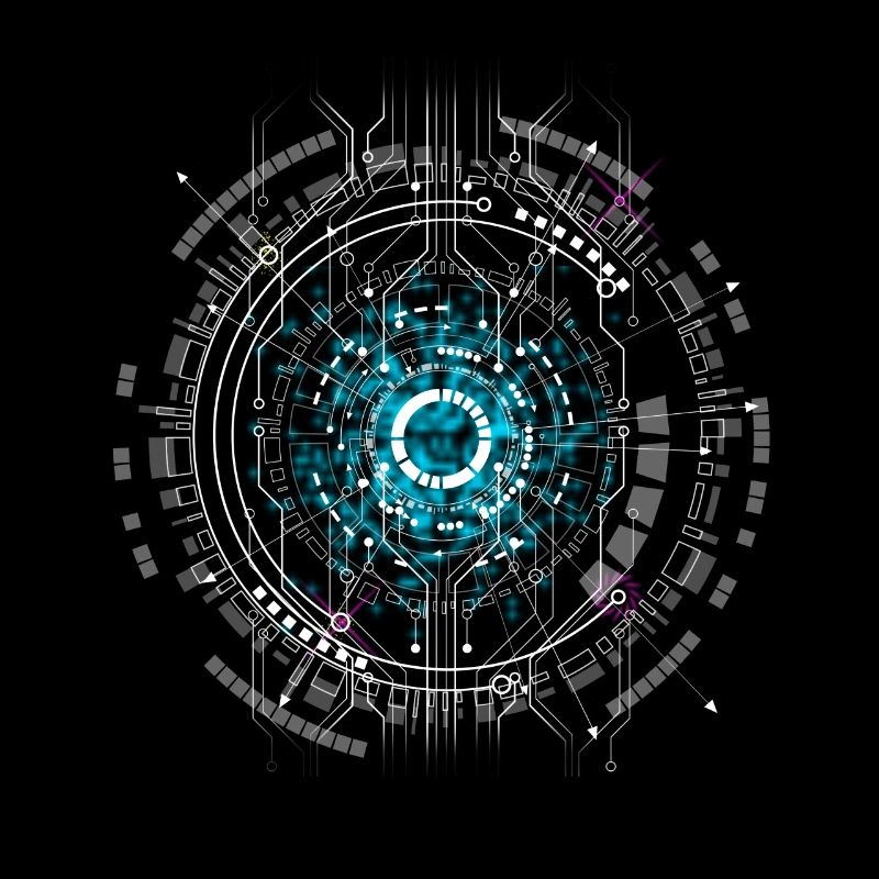 computer Space cpu pc Nerd Circuit Board Warp geek ai ki