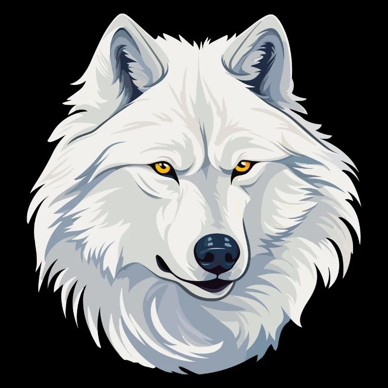 Weißer Wolf